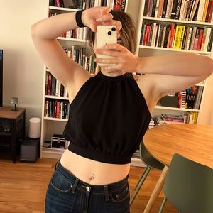 Aritzia silky halter top